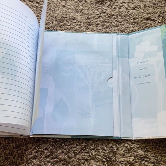 Journal with blue natural design cover - Picture 5 of 6